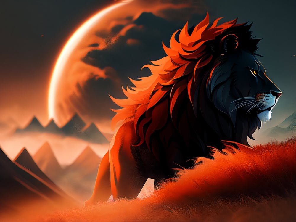 Lion In The Mountains 1