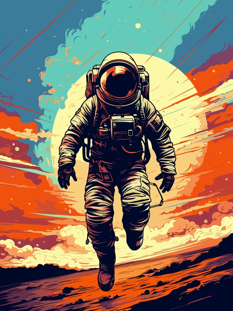 Astronaut In Space 1