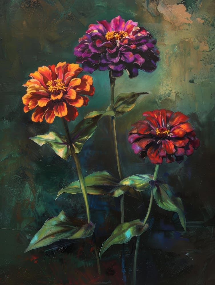 Zinnias 8