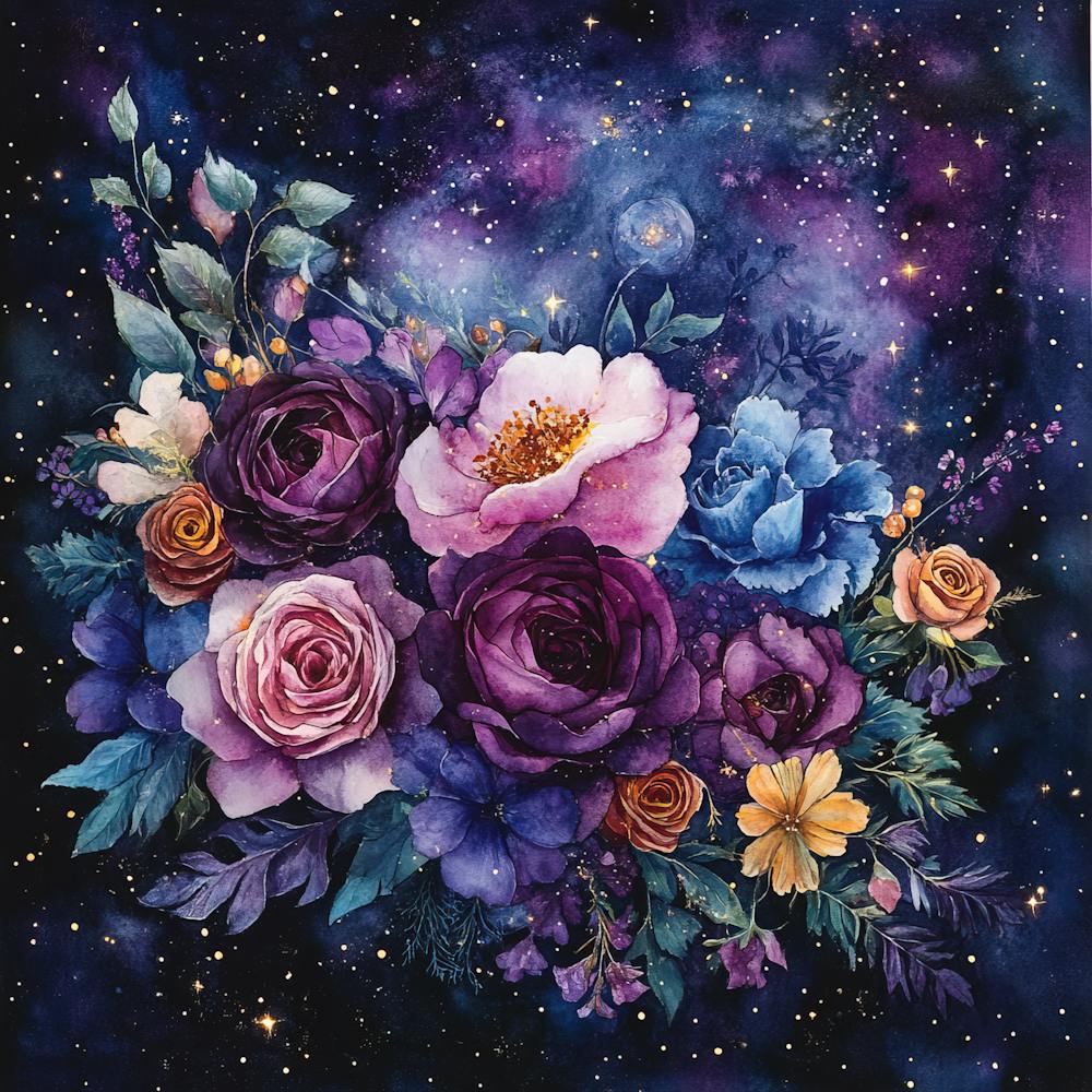Floral Celestial Galaxy 4