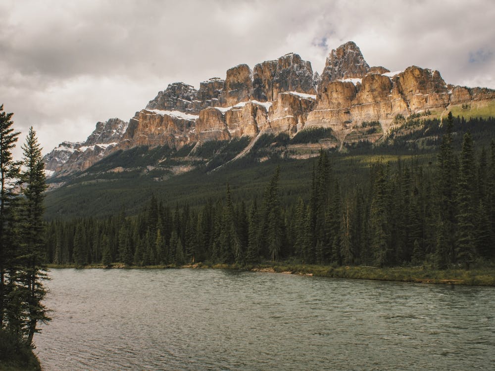Modern Mountain Lake