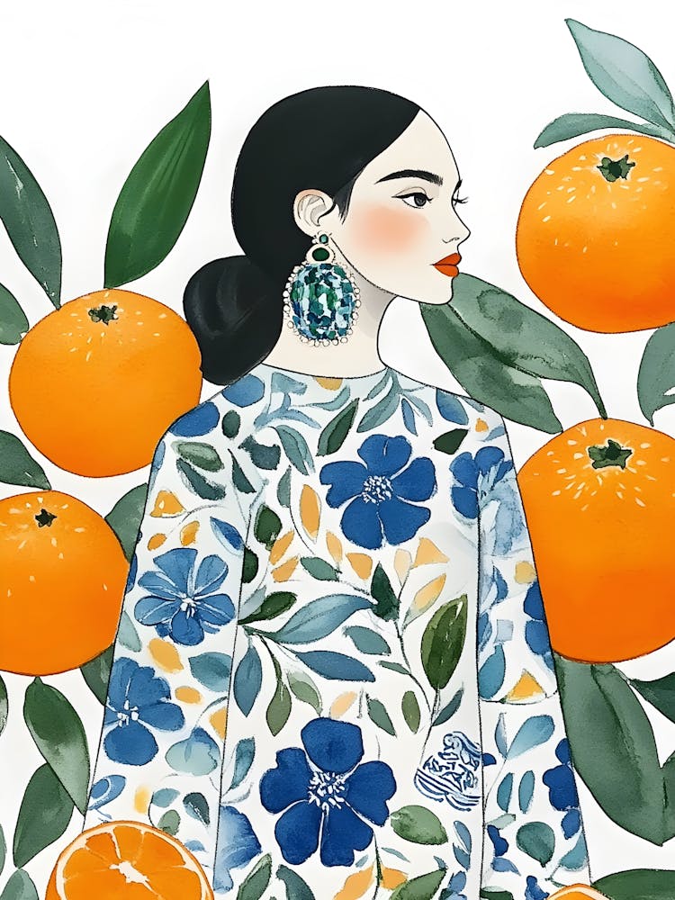 Girl With Oranges
