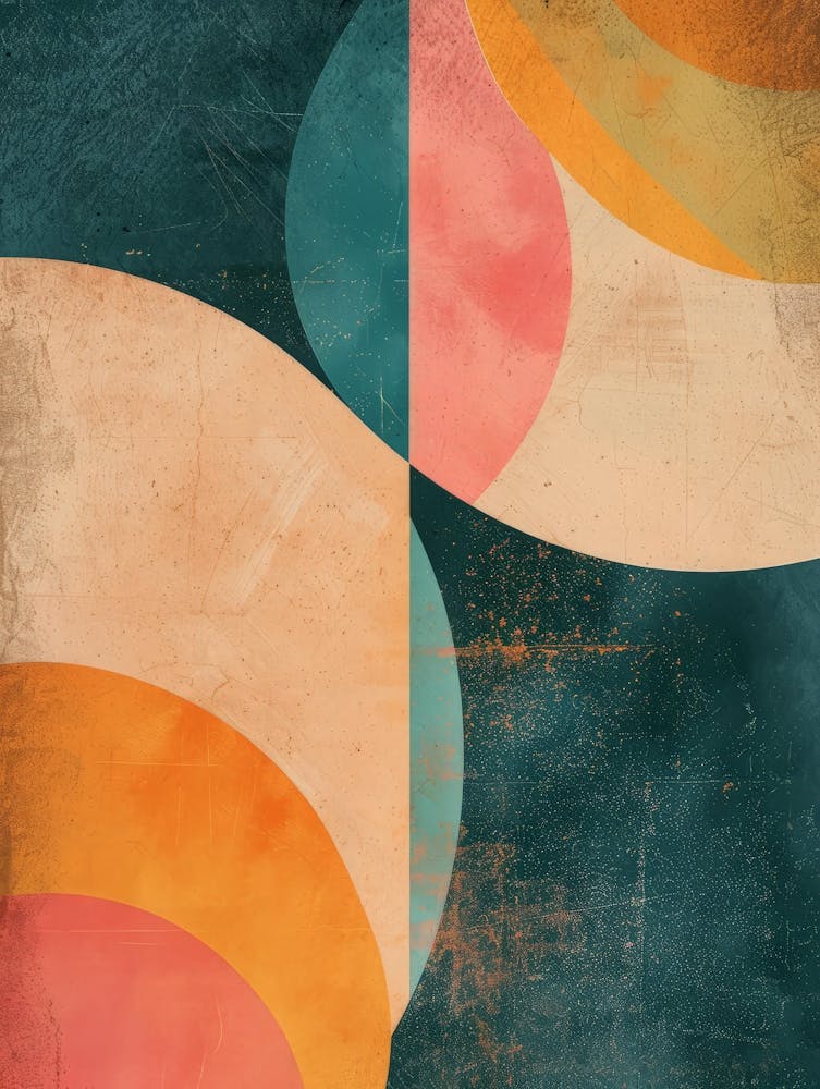 Abstract Circles Canvas Print 6