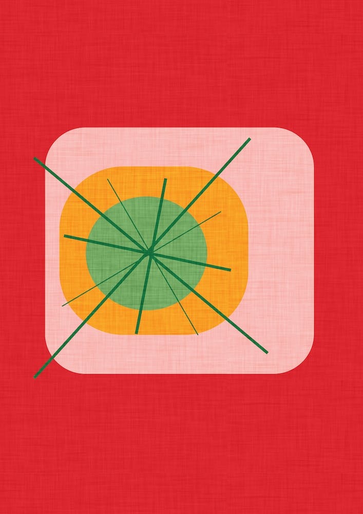 Flower Egg Red