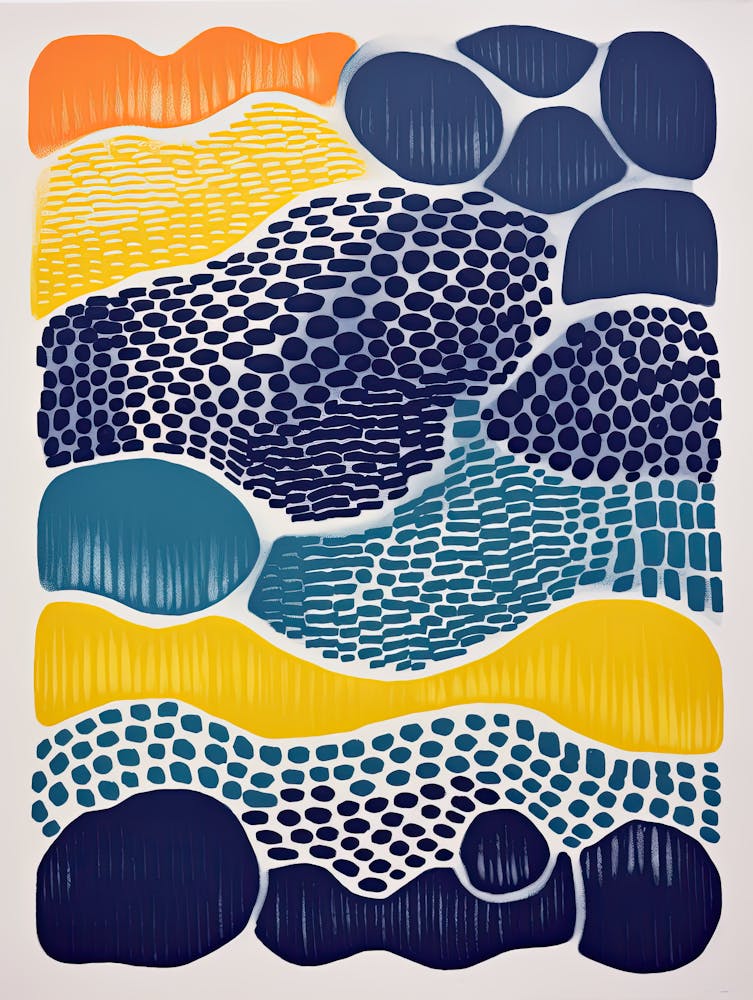 Neural Signals Digital Waveform Surrealism