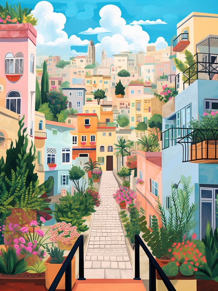 Haifa Israel 7 Illustration