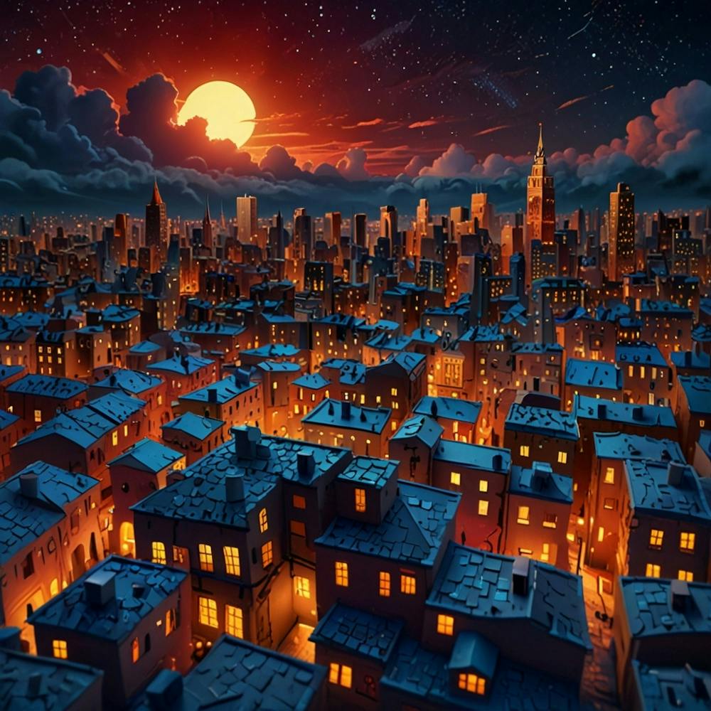 Cityscape At Night
