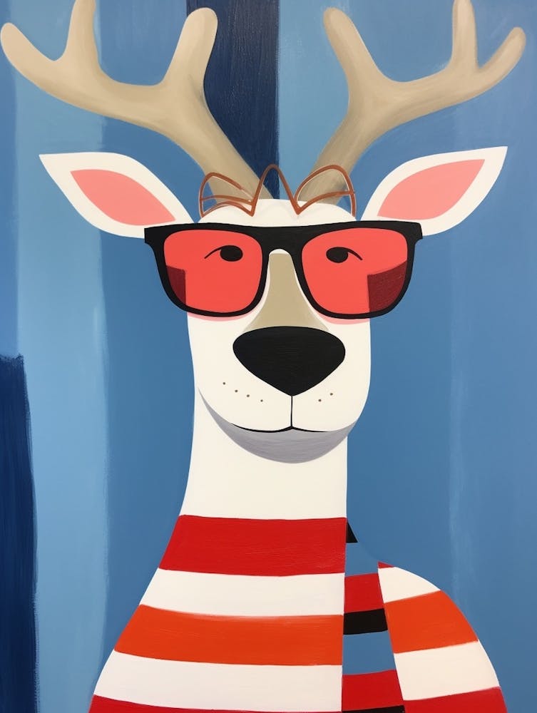 Little Caribou 1 Wearing Sunglasses