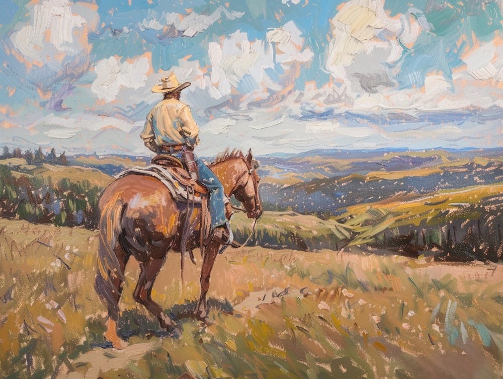 Cowboy in Black Hills South Dakota 2