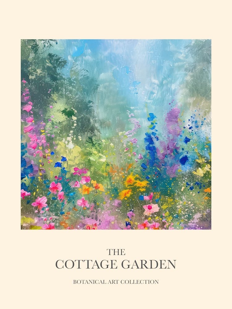 Cottage Garden Poster Wild Bloom 6