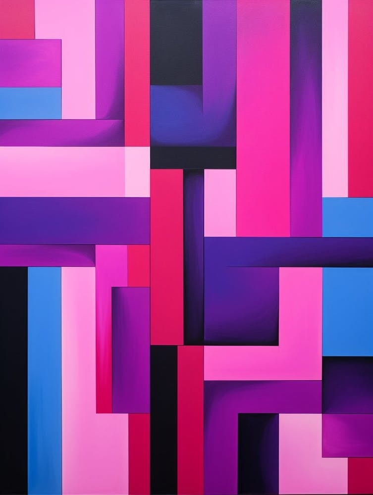 Dynamic Geometric Abstract Illustration 13