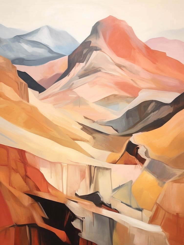 Mount Ossa Australia 3 Mountain Painting