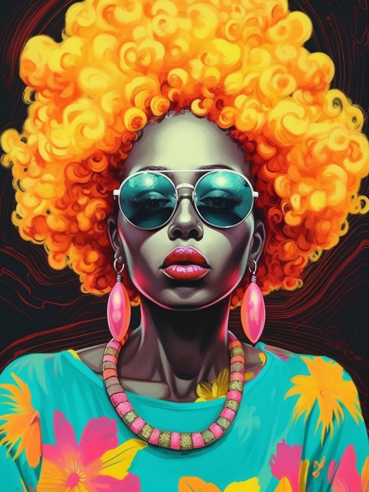 Hipster Portraits Pencil Pop Art 6