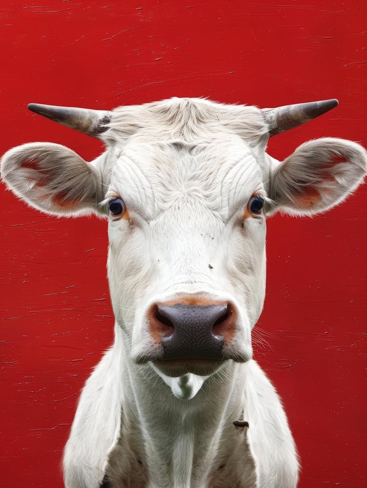 Cow With Horns 2