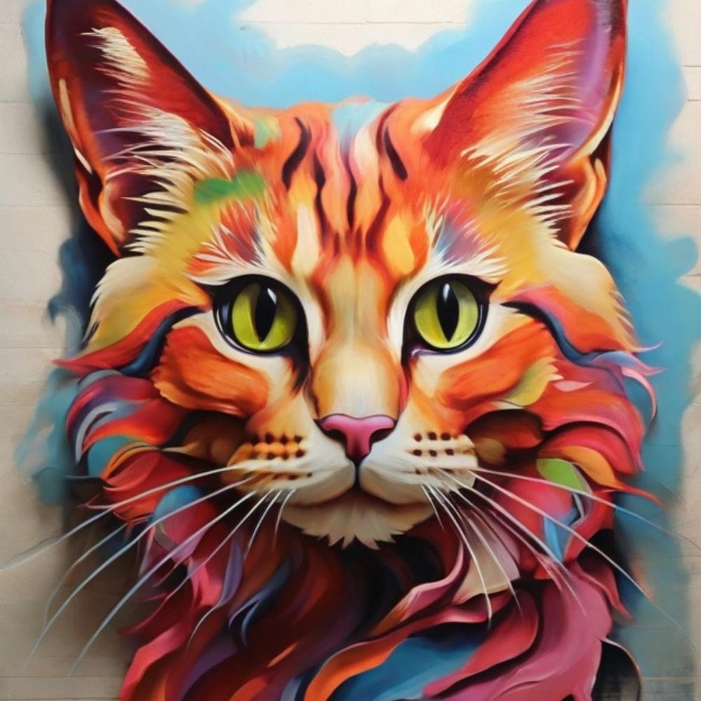 Colorful Cat