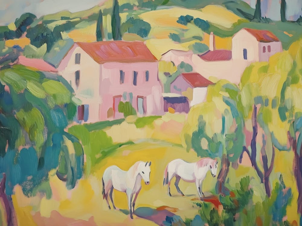 Horses In The Countryside