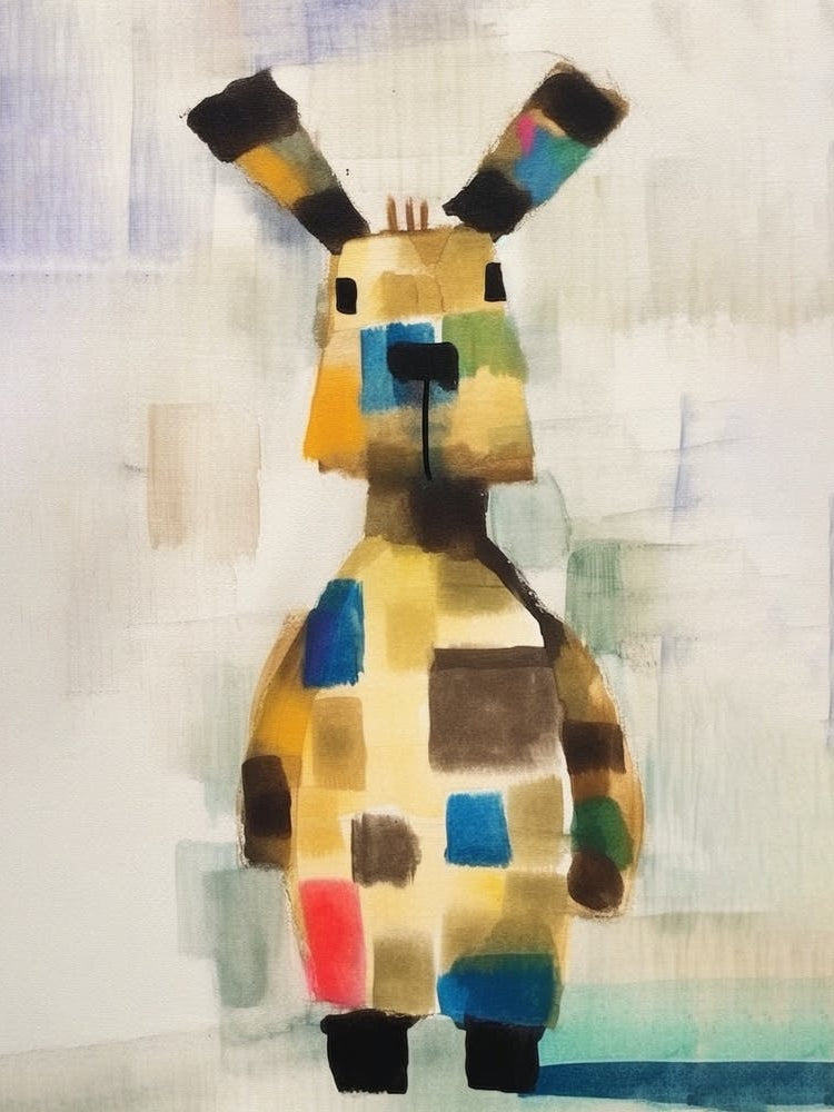 Rabbit Kids Patchwork Painting