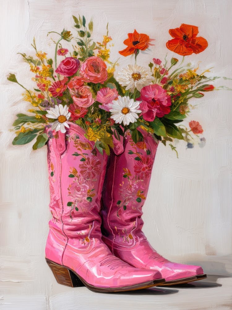 Pink Cowboy Boots 5