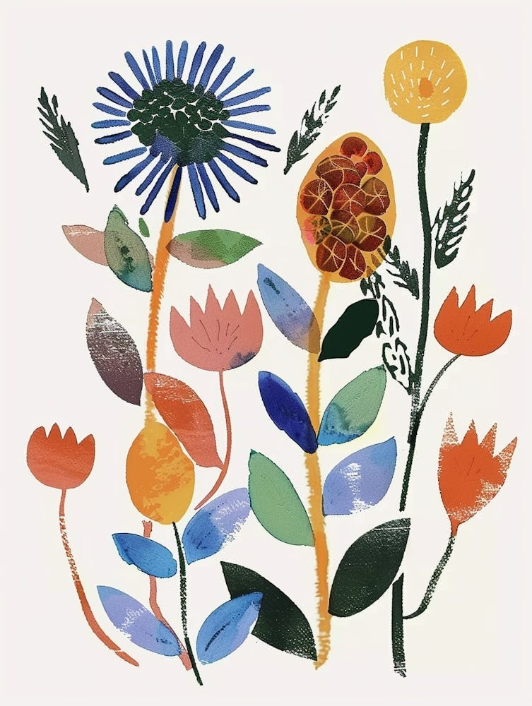 Painted Florals Prairie Clover 1