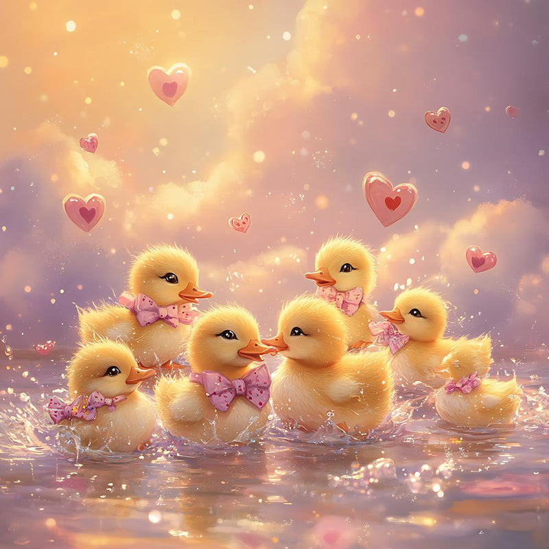 Ducks In The Water 13