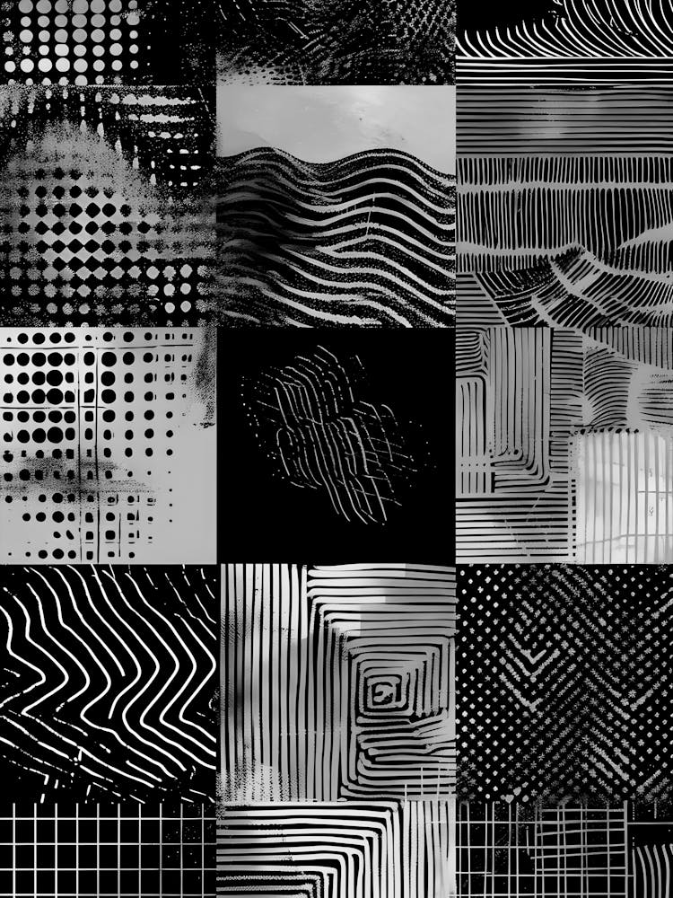 Abstract Black And White 5