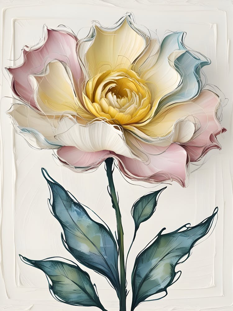 Artistic Abstract Flower