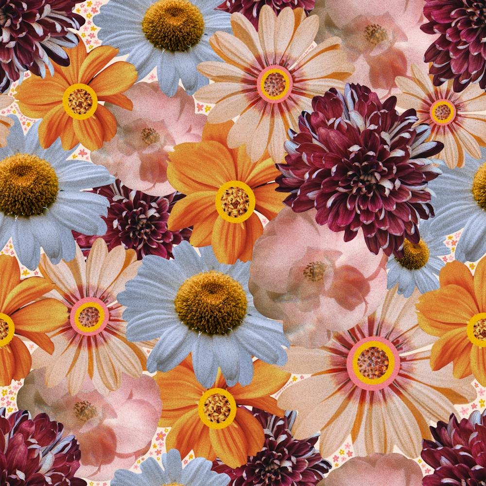 Flower Collage Print