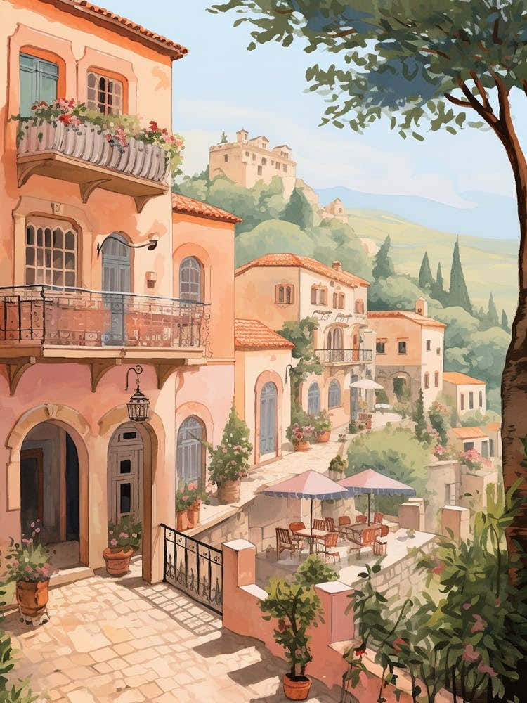 Byblos Lebanon 4 Illustration