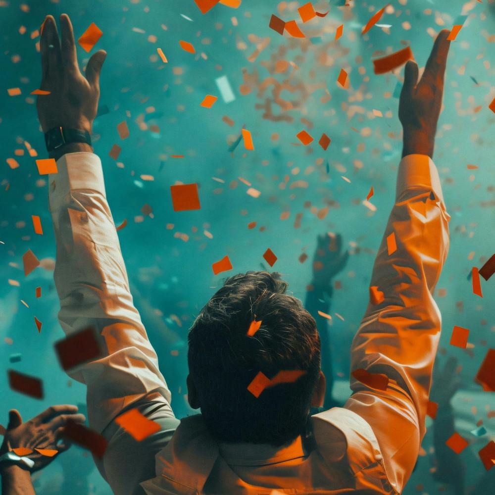 Confetti At A Party