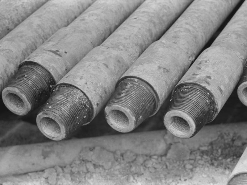 Detail Of End Of Drilling Pipe, Oil Field, Kilgore, Texas By Russell Lee 1