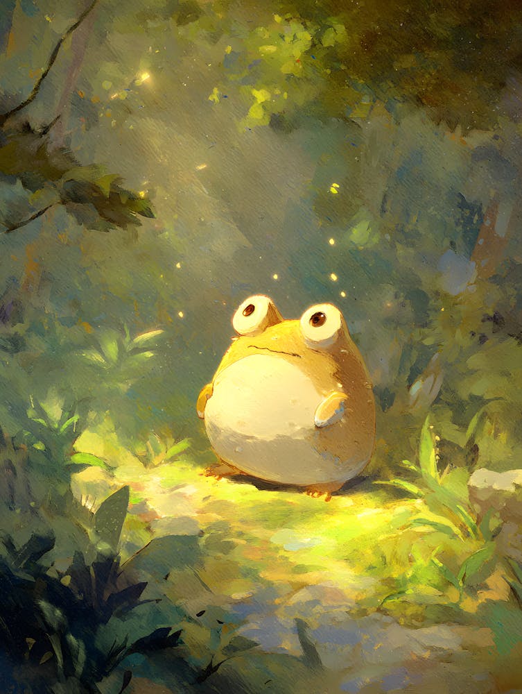 Frosch Im Wald 3