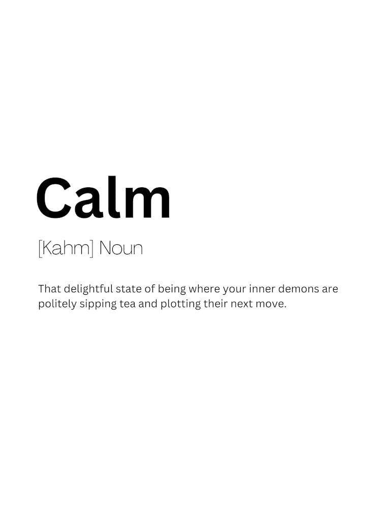 Calm Definition Meaning