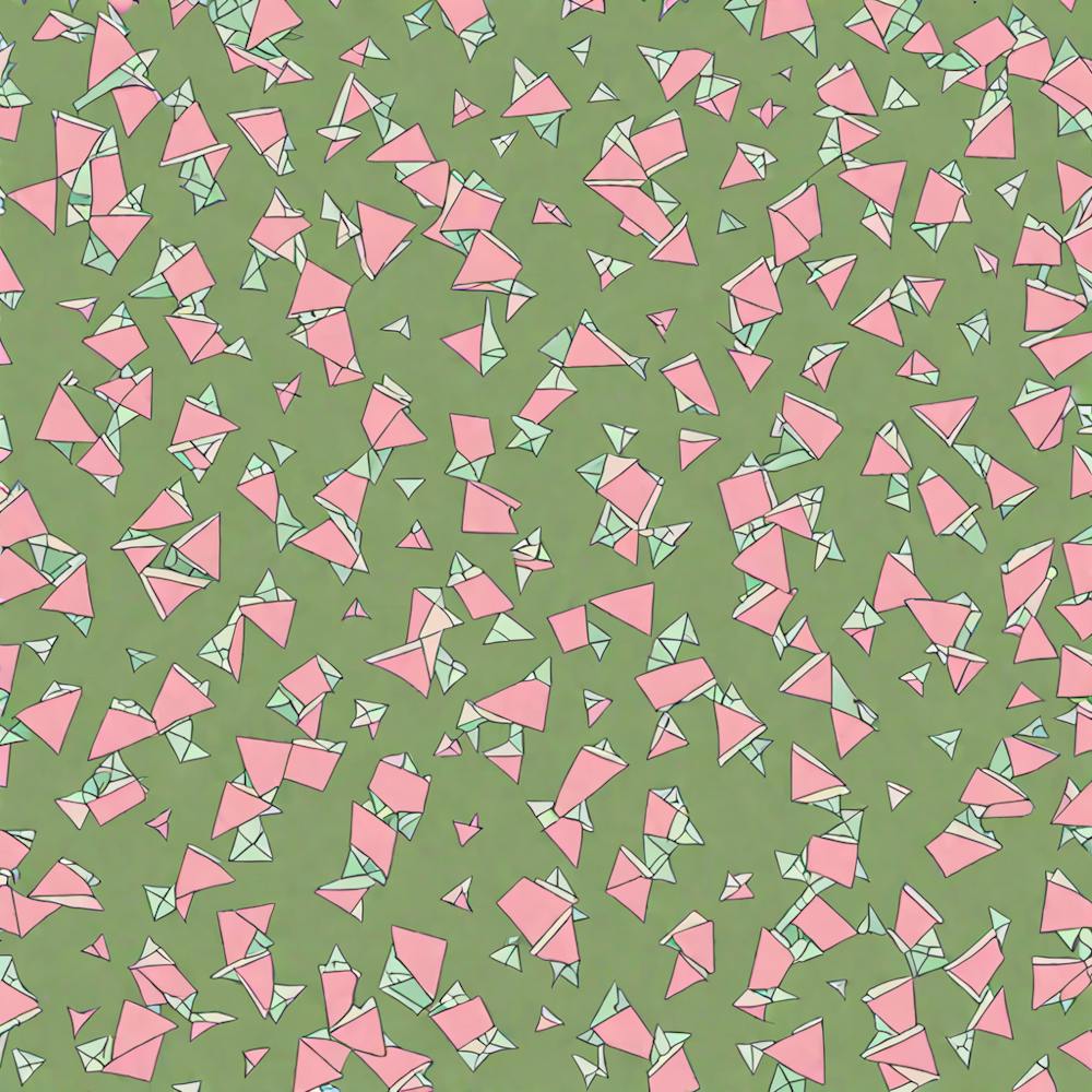 Broken Glass Pieces, A Vintage Pattern Featuring abstract Polygons With Varying Side Lengths Shapes With Edges, Flat Art, 135