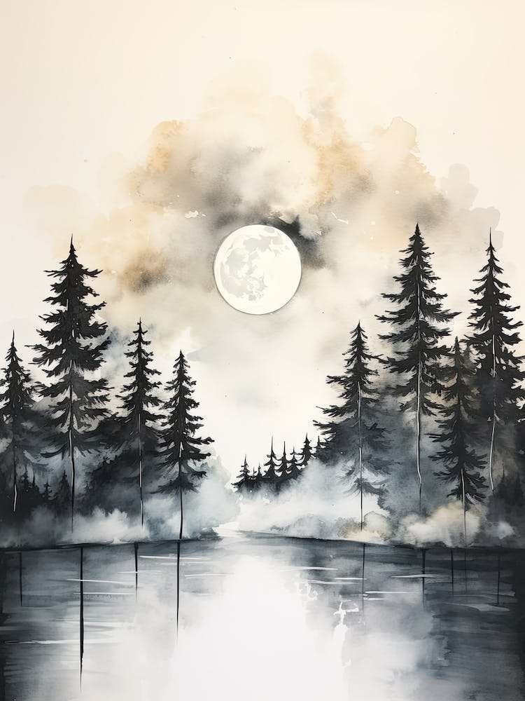 Peinture aquarelle de Black Forest Allemagne 0