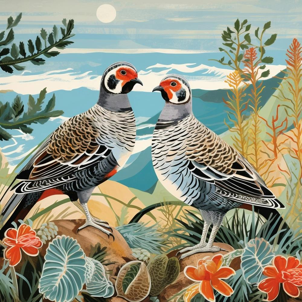 Bird In Nature Partridge 1