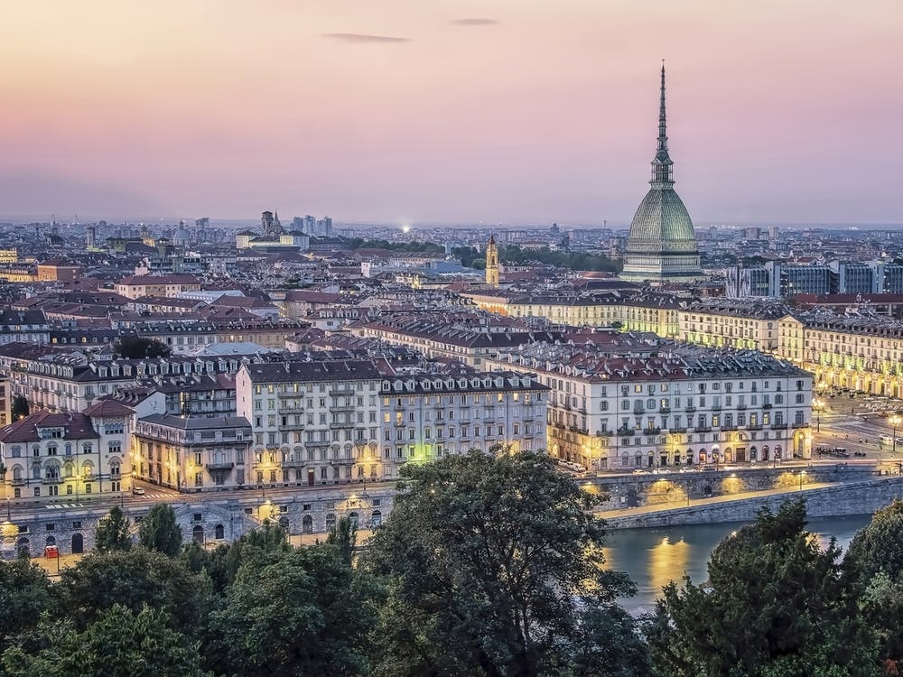 Coucher de Soleil à Turin
