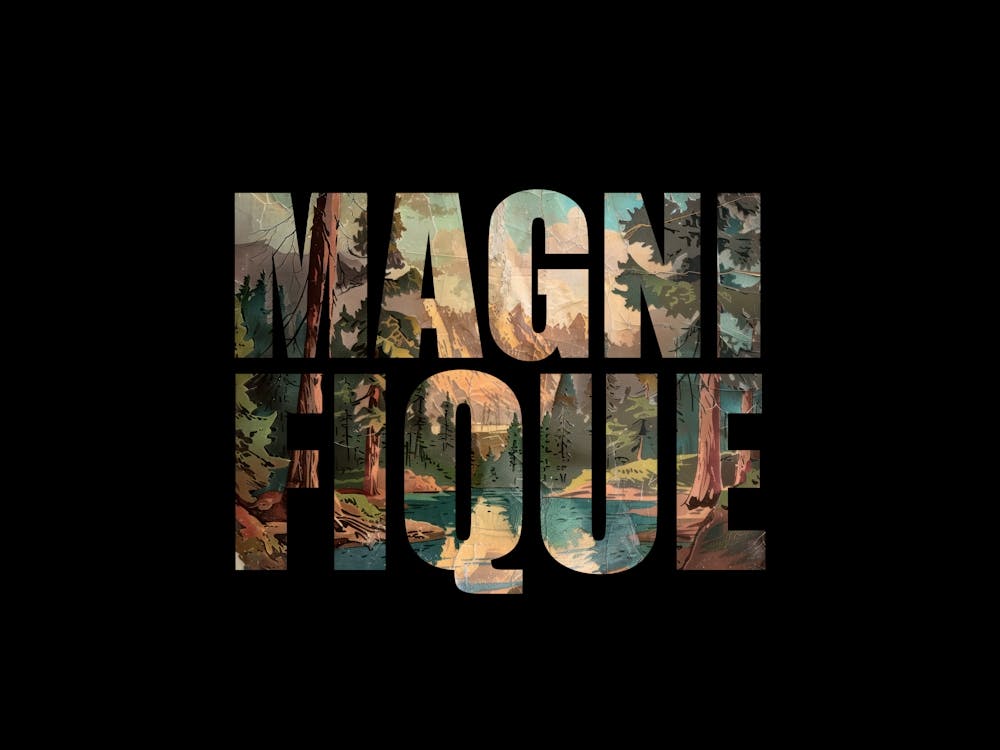 Magnifique Poster Retro Mountains Illustration 7