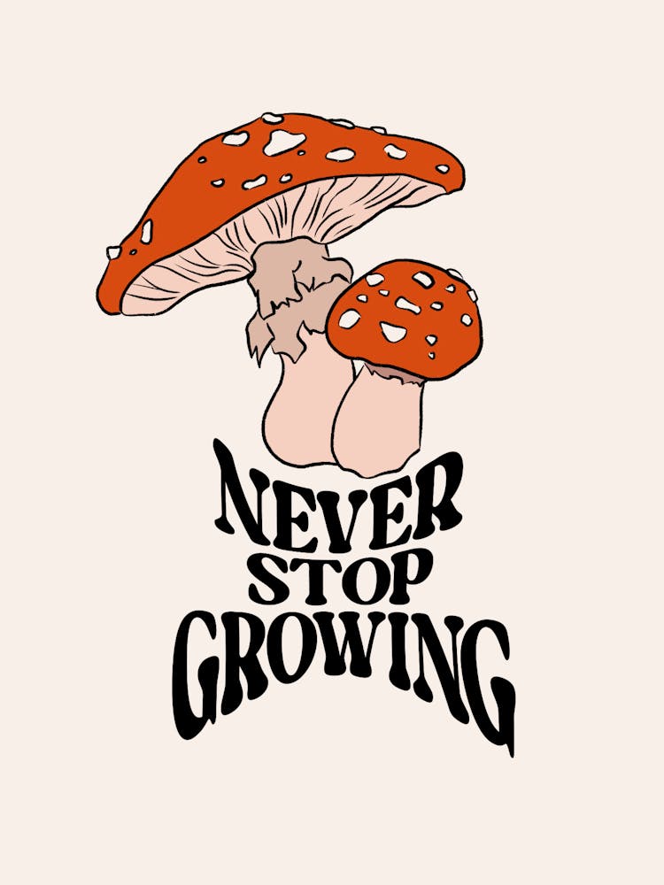 Never Stop Growing
