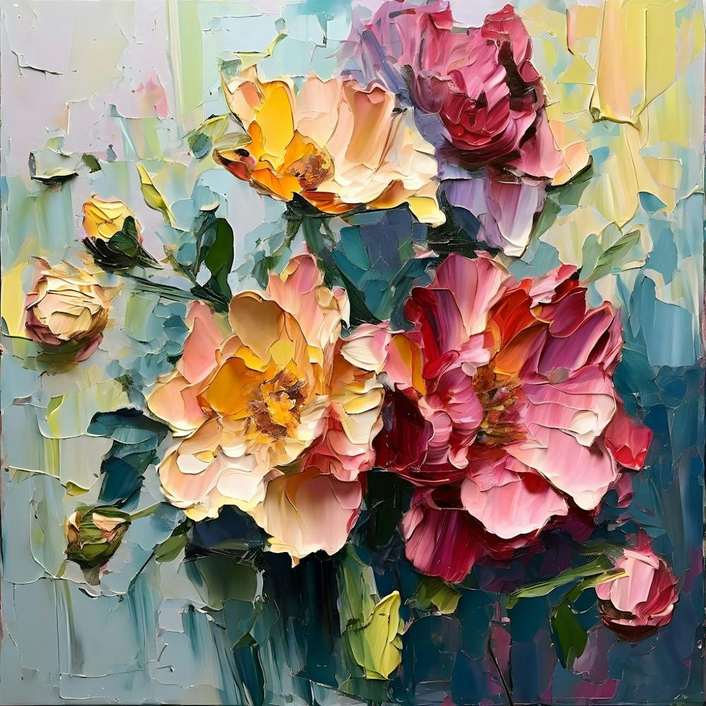 Close-Up Beauty (focuses on the detailed brushwork)