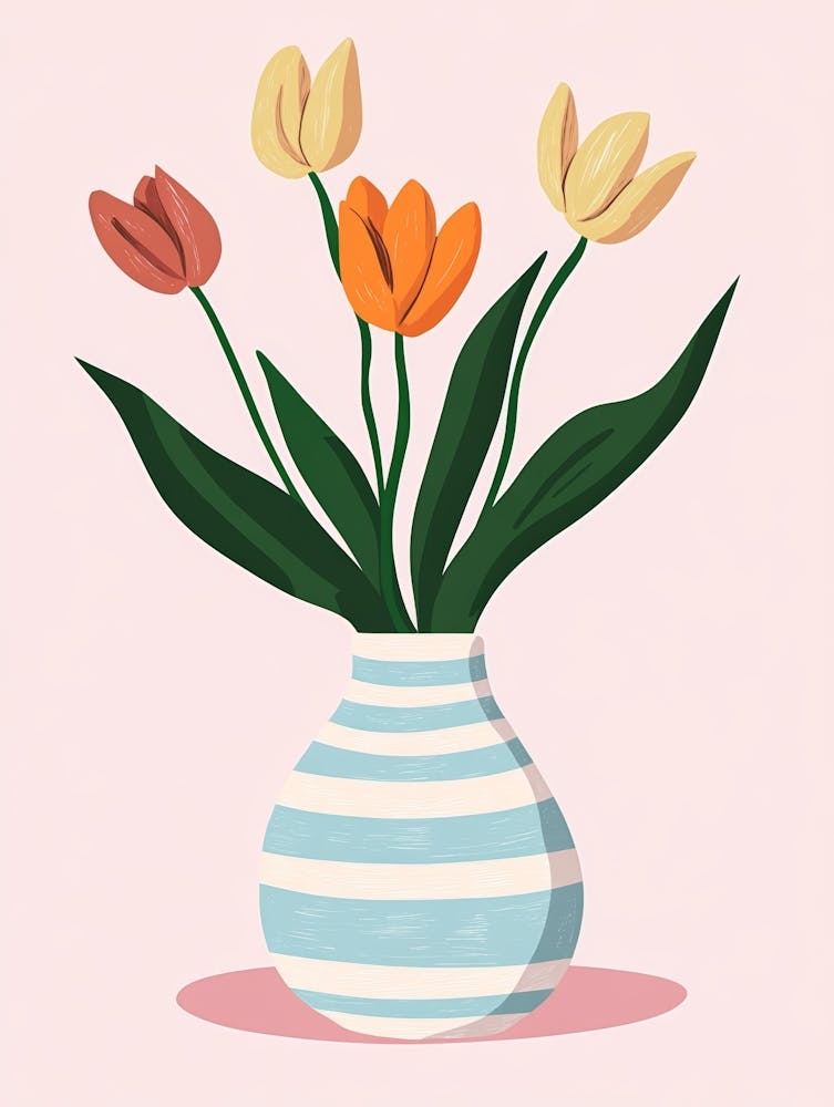 Tulips In A Vase 45