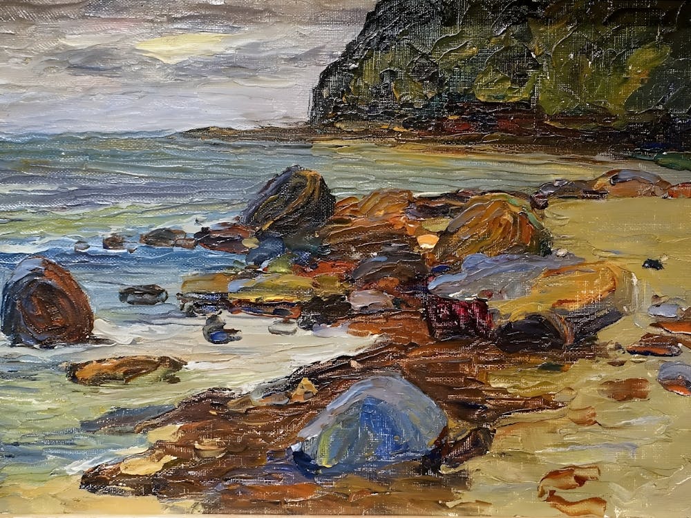 Wassily Kandinsky Beach At Dusk