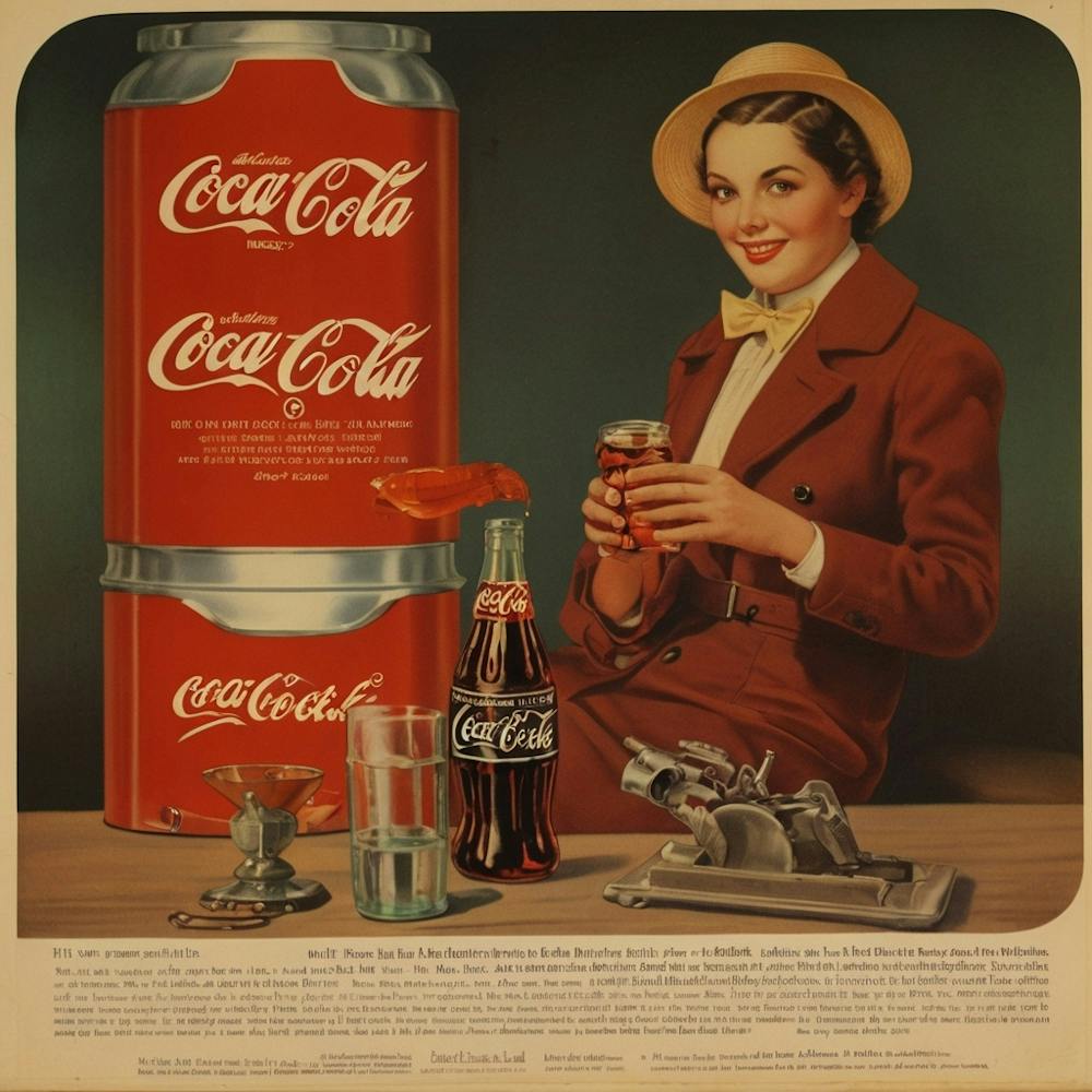 Default Default Vintage And Retro Coca Cola Advertising Aestet 0 (2)