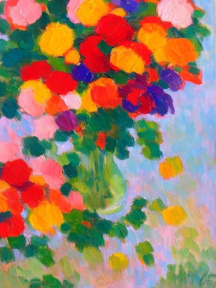 Goniopora Matisse-inspirierte Blume