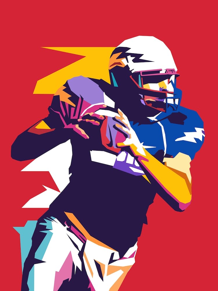 American Football Pop Art