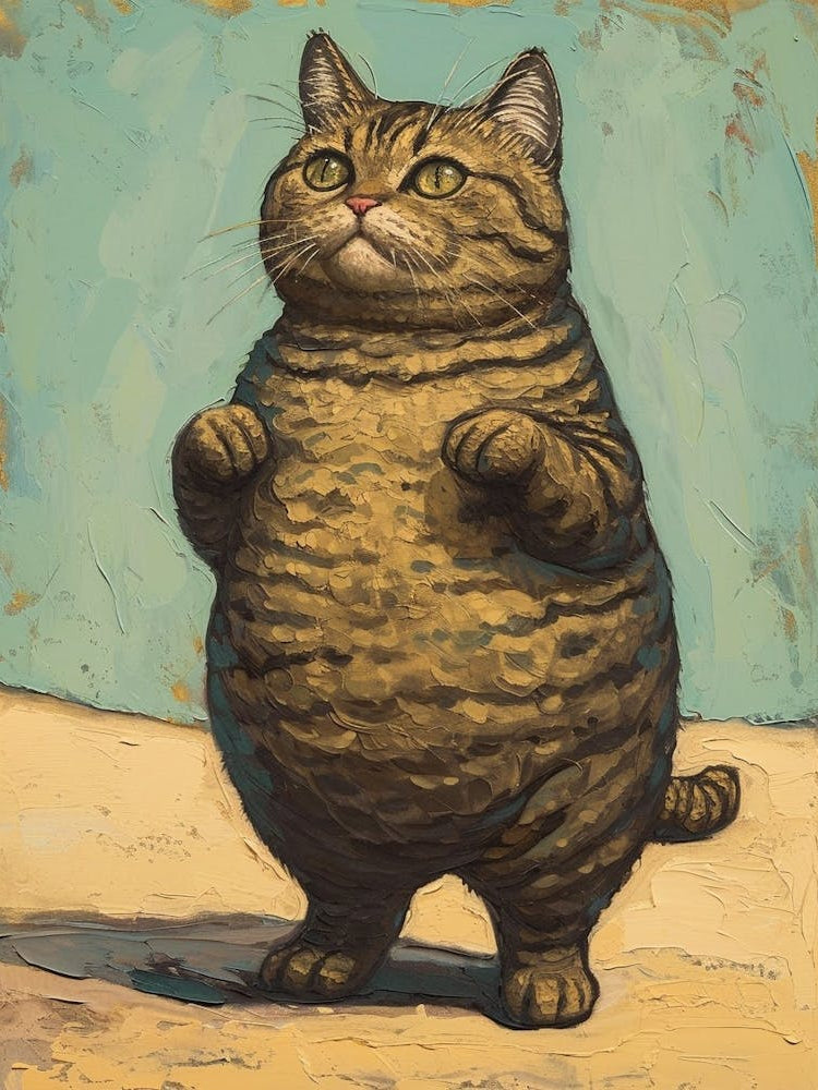 Munchkin Cat Relief Illustration 2