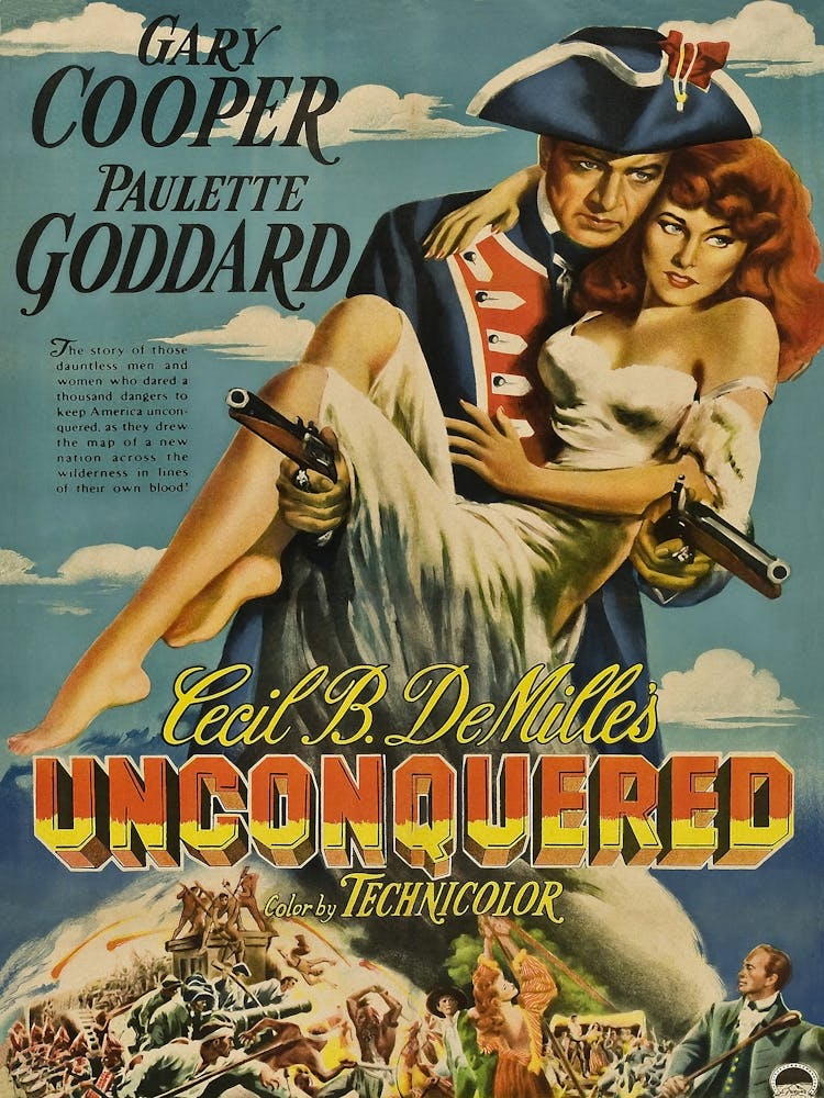 Movie Poster, Western, The Unconquered