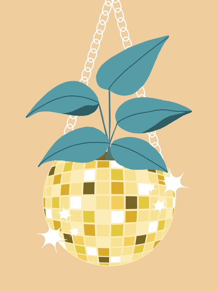 Disco Plant Yellow