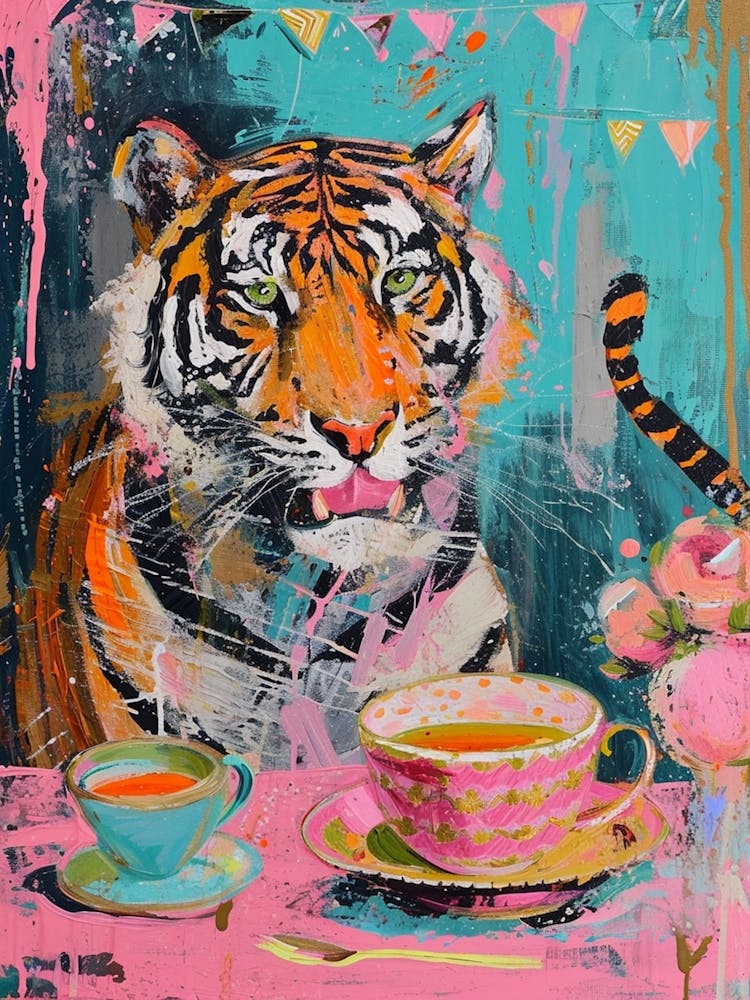 Kitsch Tiger Tea Party 1