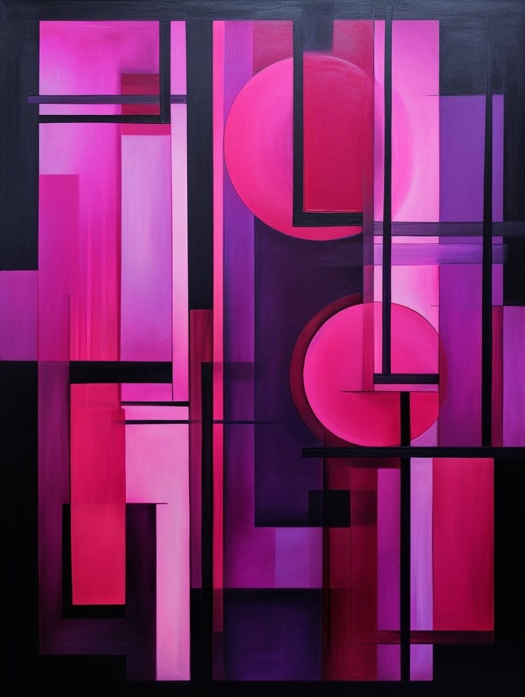 Dynamische Geometrische Abstrakte Illustration 10