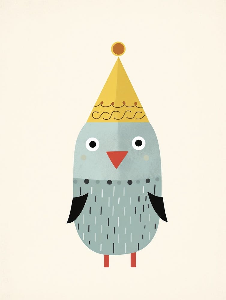 Little Parrot 4 Wearing A Crown